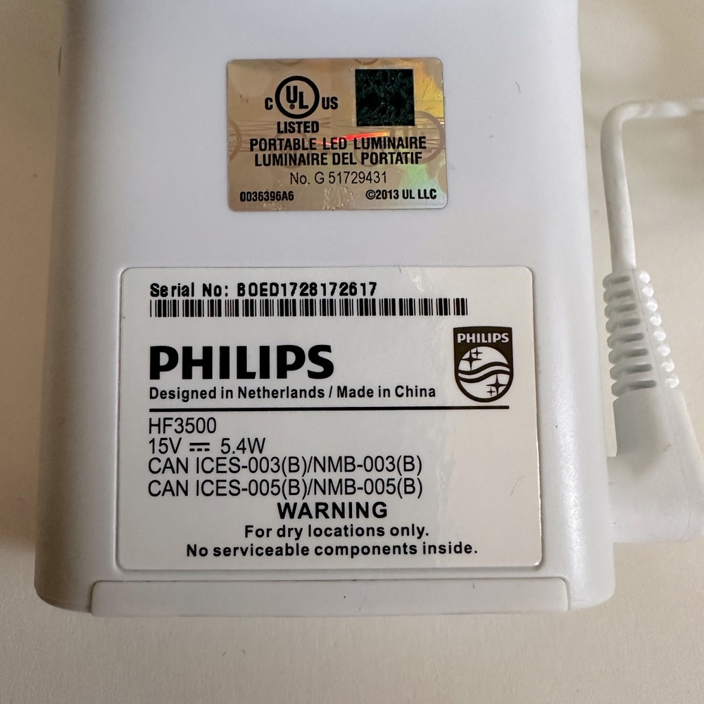 Philips Wake-Up Light Alarm Clock HF3500/01 with Sunrise Simulation - Picture 4 of 4